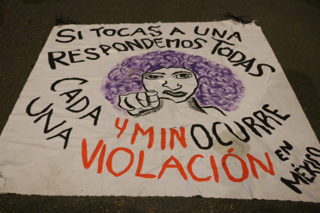 Manifestación mujeres ciclistas Foto: Dulce García (IG: @dulcinhagar) / Valor Compartido
