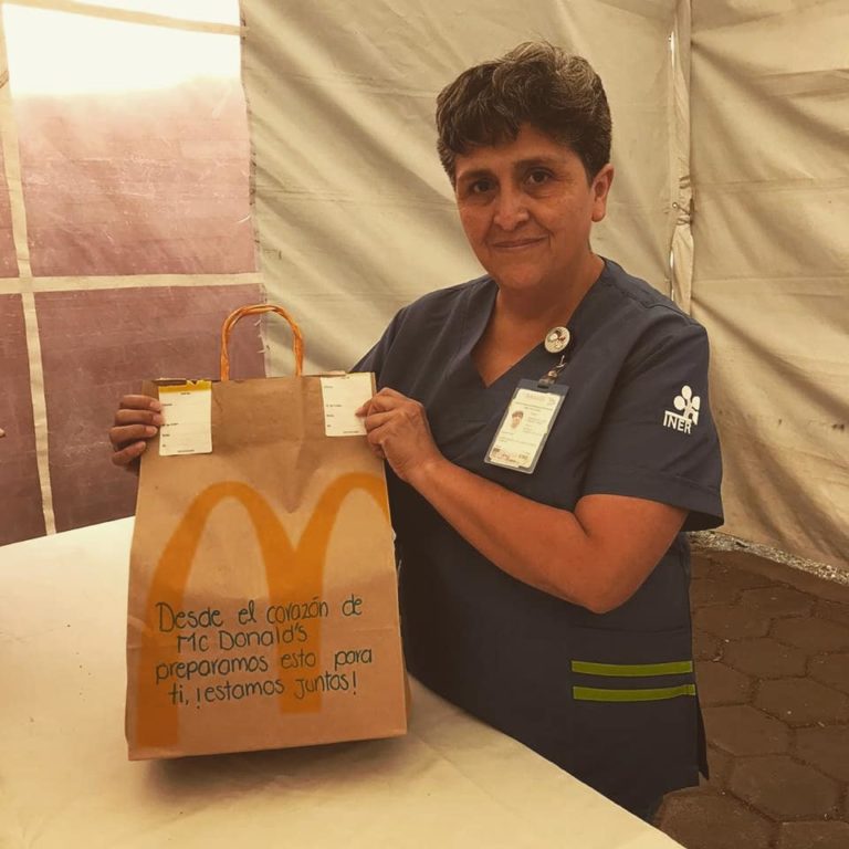 Arcos Dorados dona comida a unidades médicas en México ante COVID-19