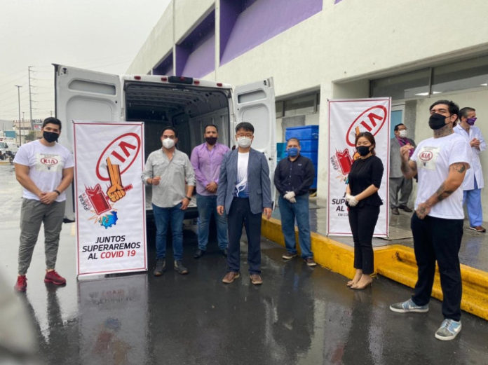 KIA Motors dona despensas al sector salud en Nuevo León