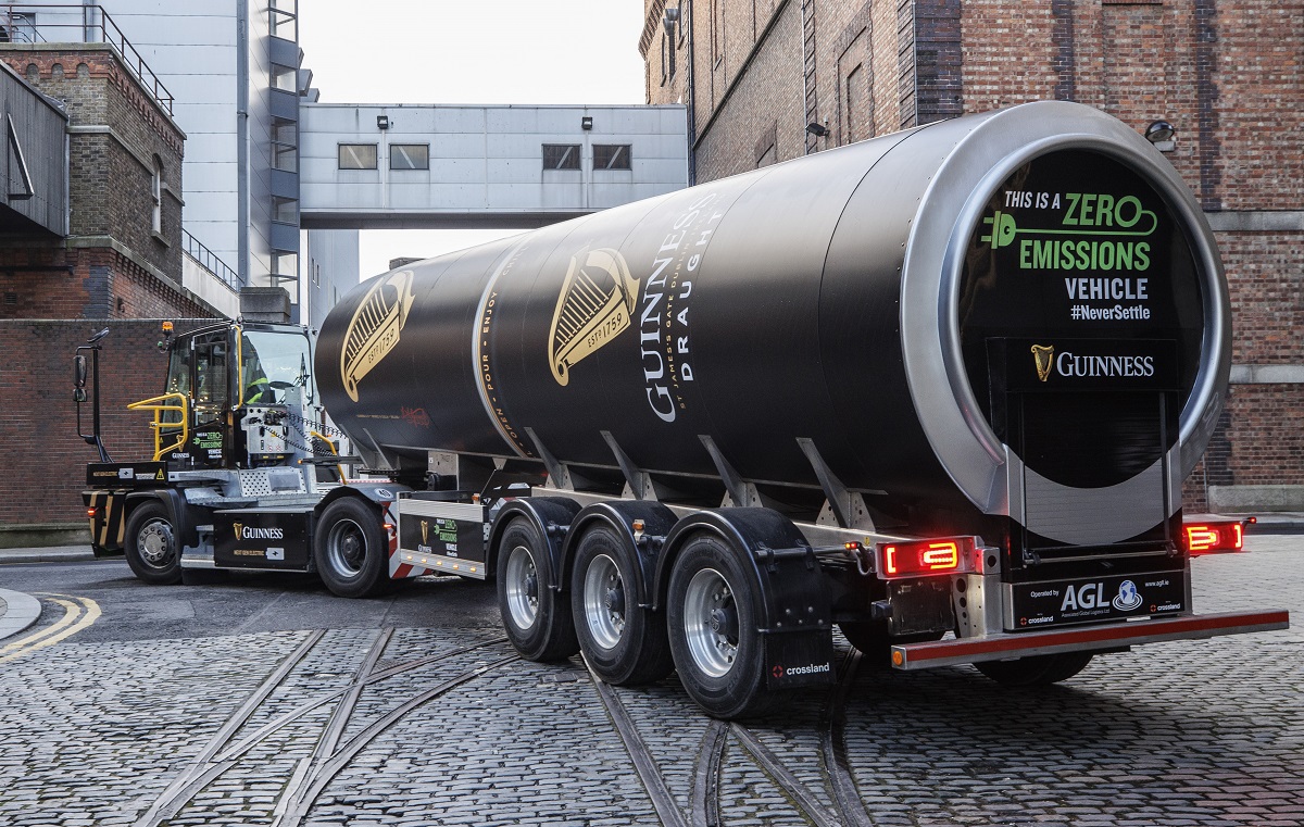 Guinness anuncia planes para introducir transporte de cero emisiones