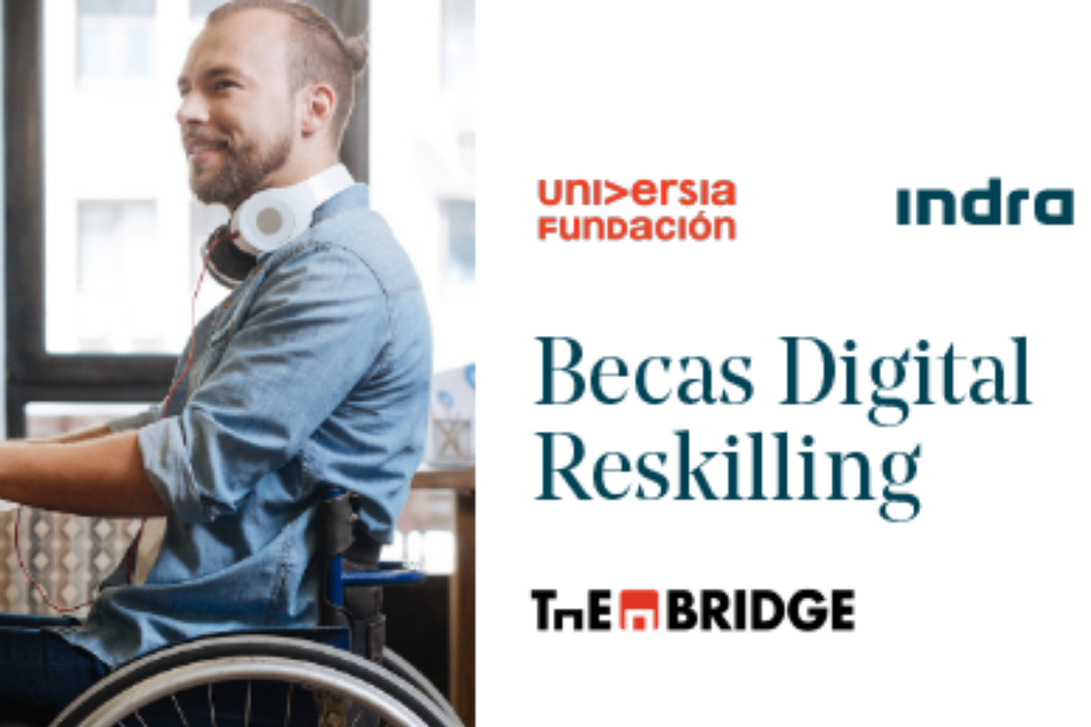 Fundación Universia, Indra y The Bridge firman acuerdo de programa de becas para personas con discapacidad