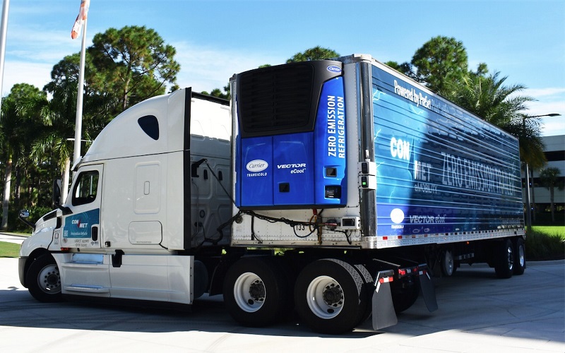 Carrier y ConMet se alían para autoabastecer de energía transporte refrigerado