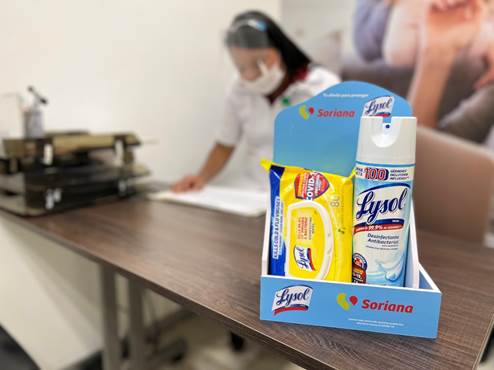 Lysol capacitará en higiene y desinfección a médicos de Soriana