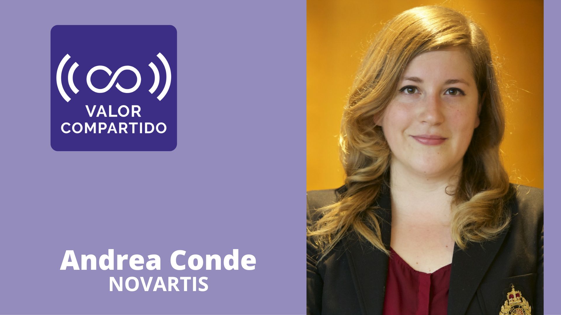 Andrea Conde, gerente sénior Salud Global y Políticas Públicas Novartis México