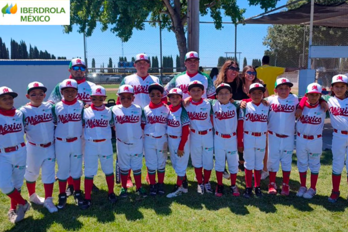 Iberdrola México apoya equipo de béisbol mexicano infantil