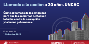 Llamado a la acción en el 20 aniversario de la Convención de las Naciones Unidas contra la Corrupción