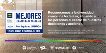Tec de Monterrey recibe certificación de "Mejores Lugares para Trabajar LGBT+ 2024"